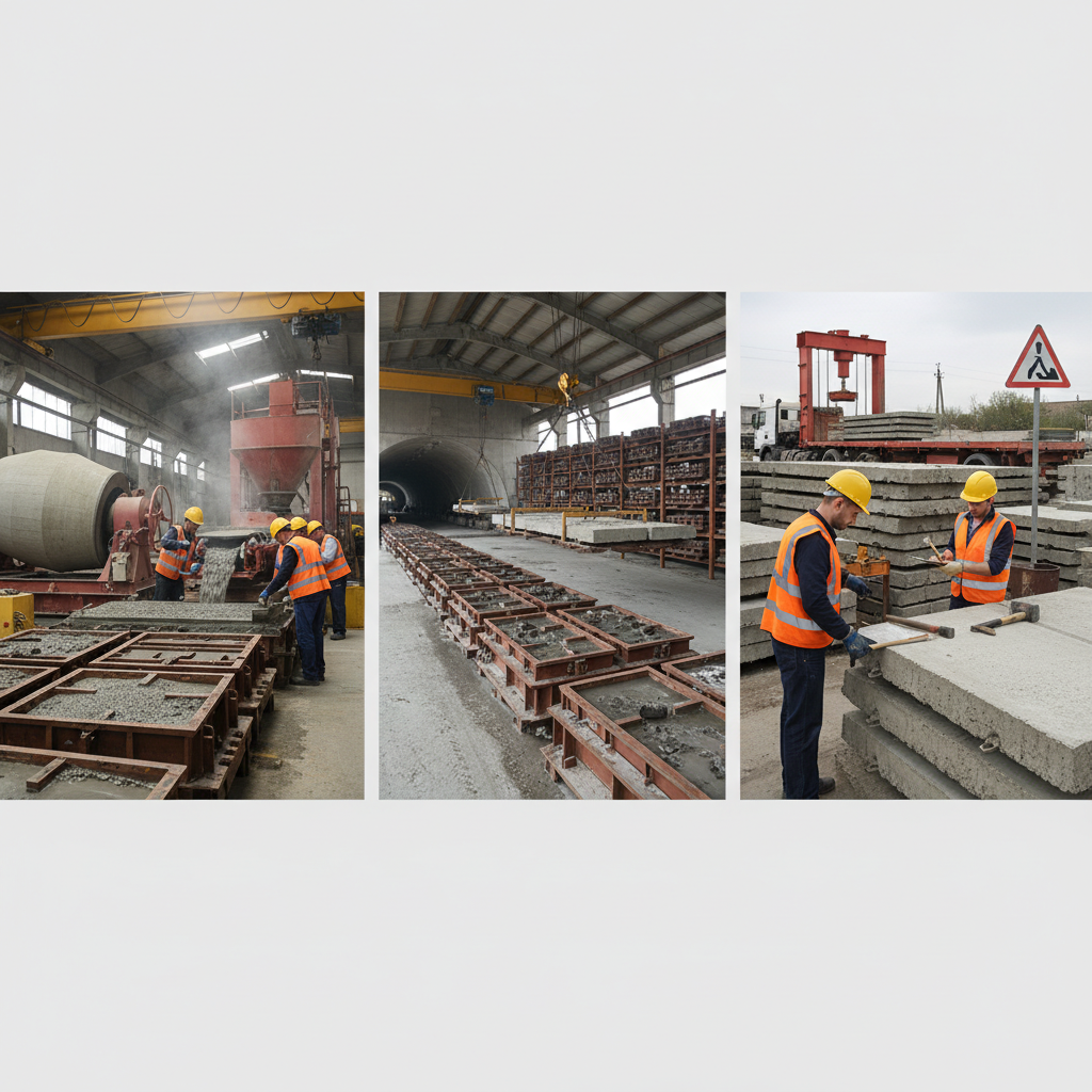 фото Технология производства дорожных ЖБИ‑плит: этапы и контроль качества