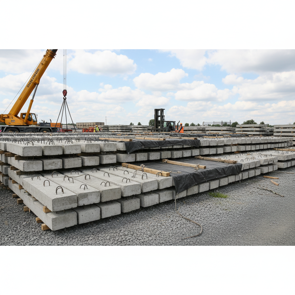 фото Хранение дорожных ЖБИ‑плит: правила и рекомендации