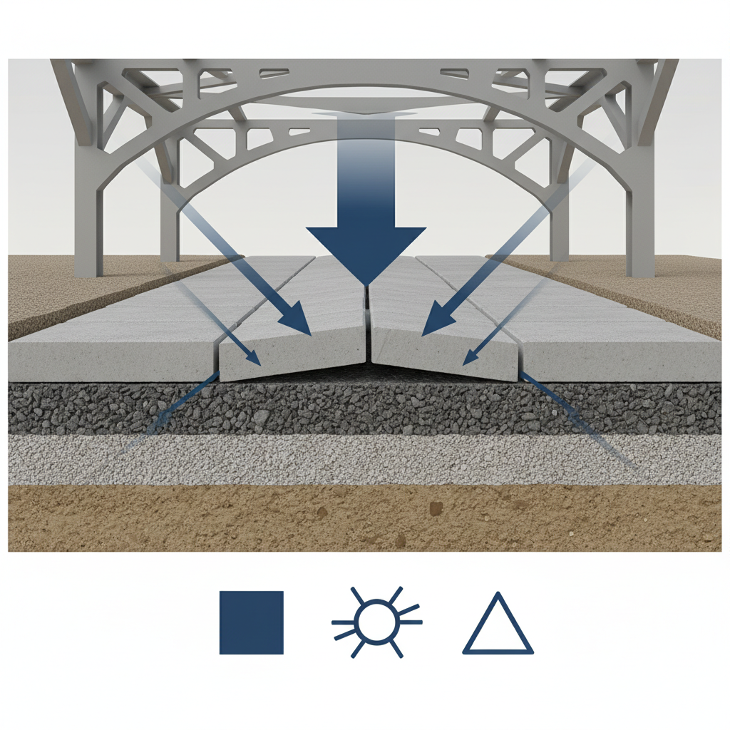 фото Нагрузка на дорожные плиты: расчёт и классификация