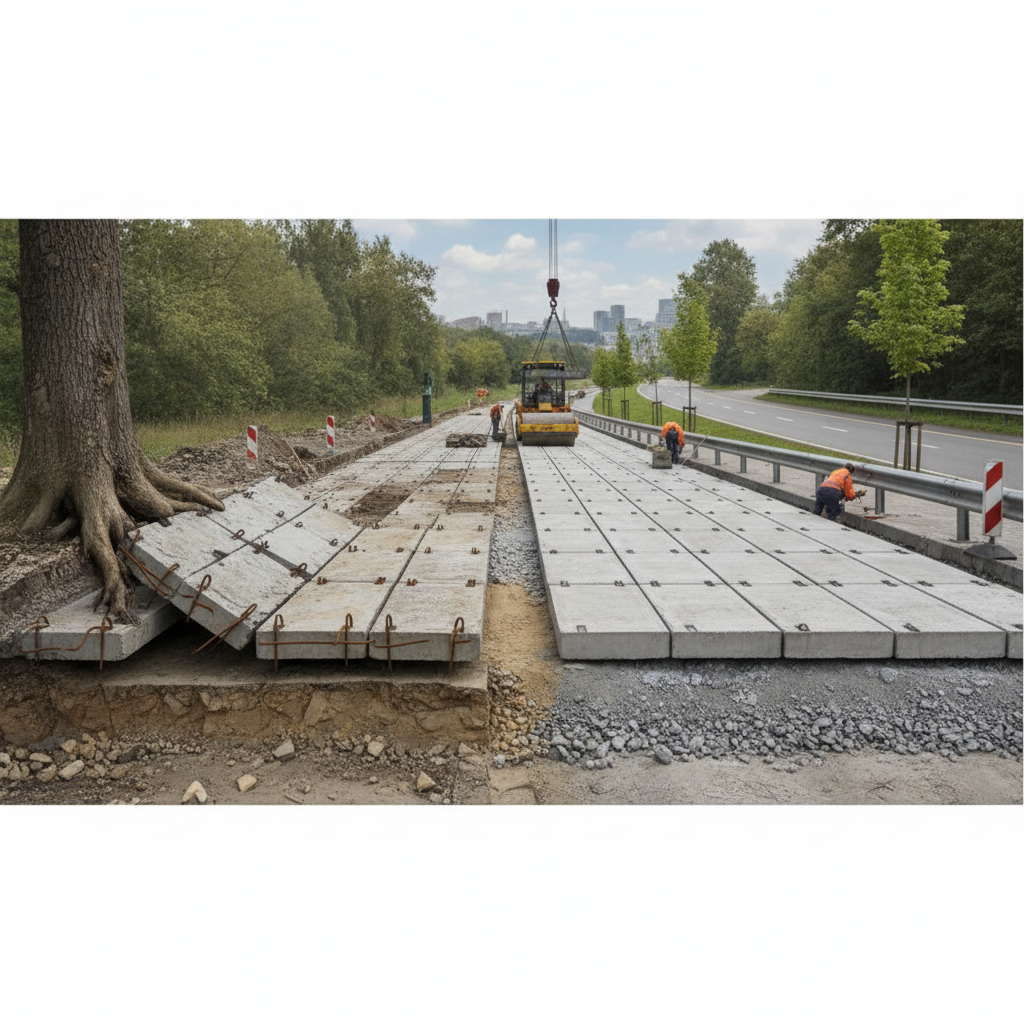 фото Срок службы дорожных плит: от чего зависит и как продлить