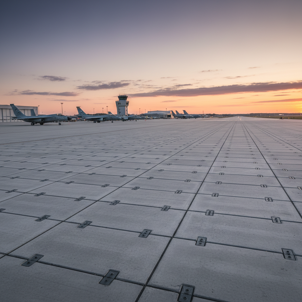 фото Плиты ПАГ: особенности и преимущества для аэродромных покрытий