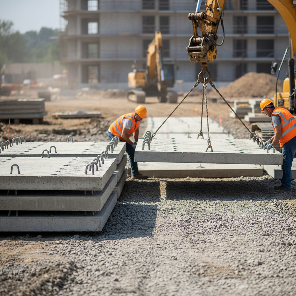 фото Дорожные плиты с петлями: назначение и монтаж