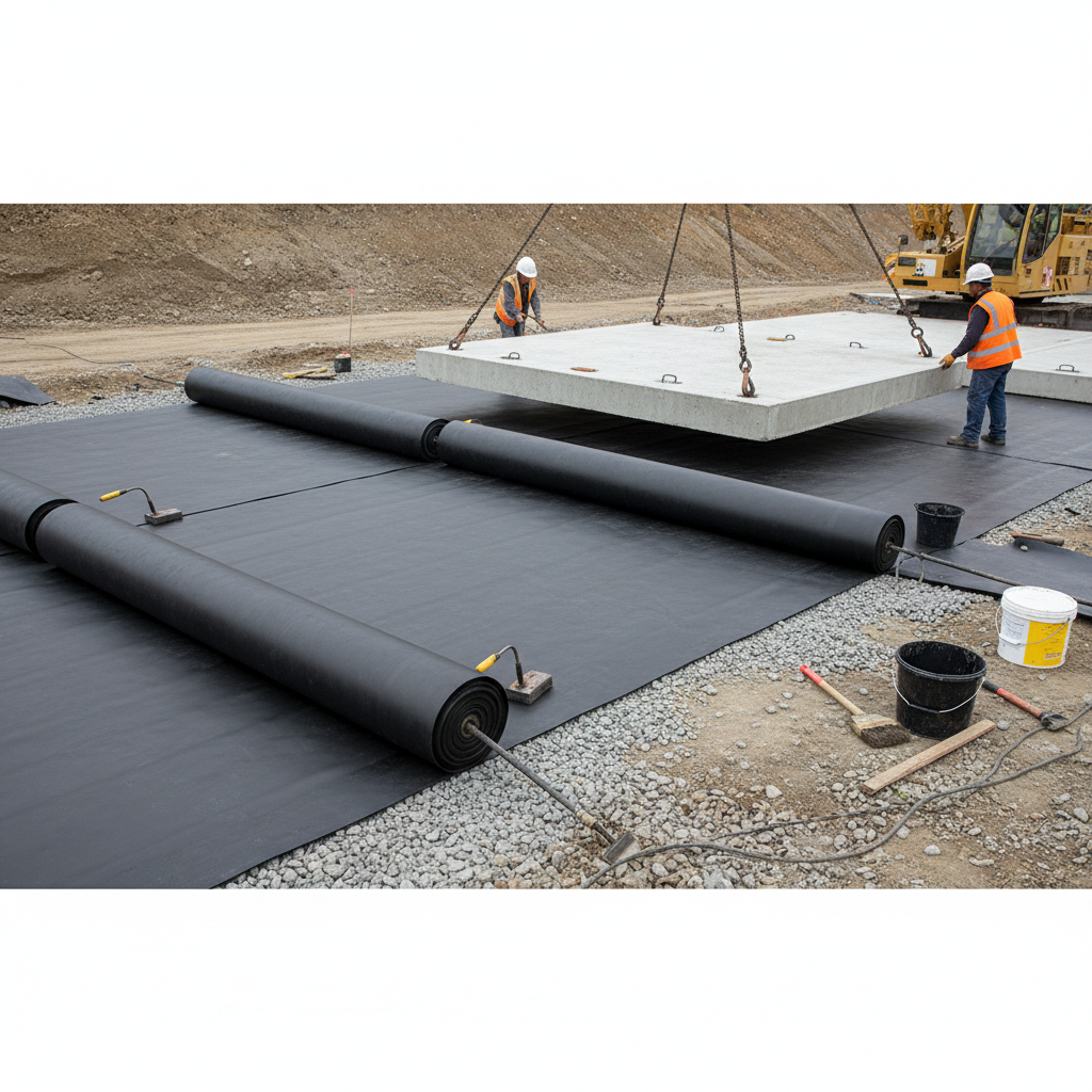 фото Гидроизоляция под дорожные плиты: материалы и способы укладки
