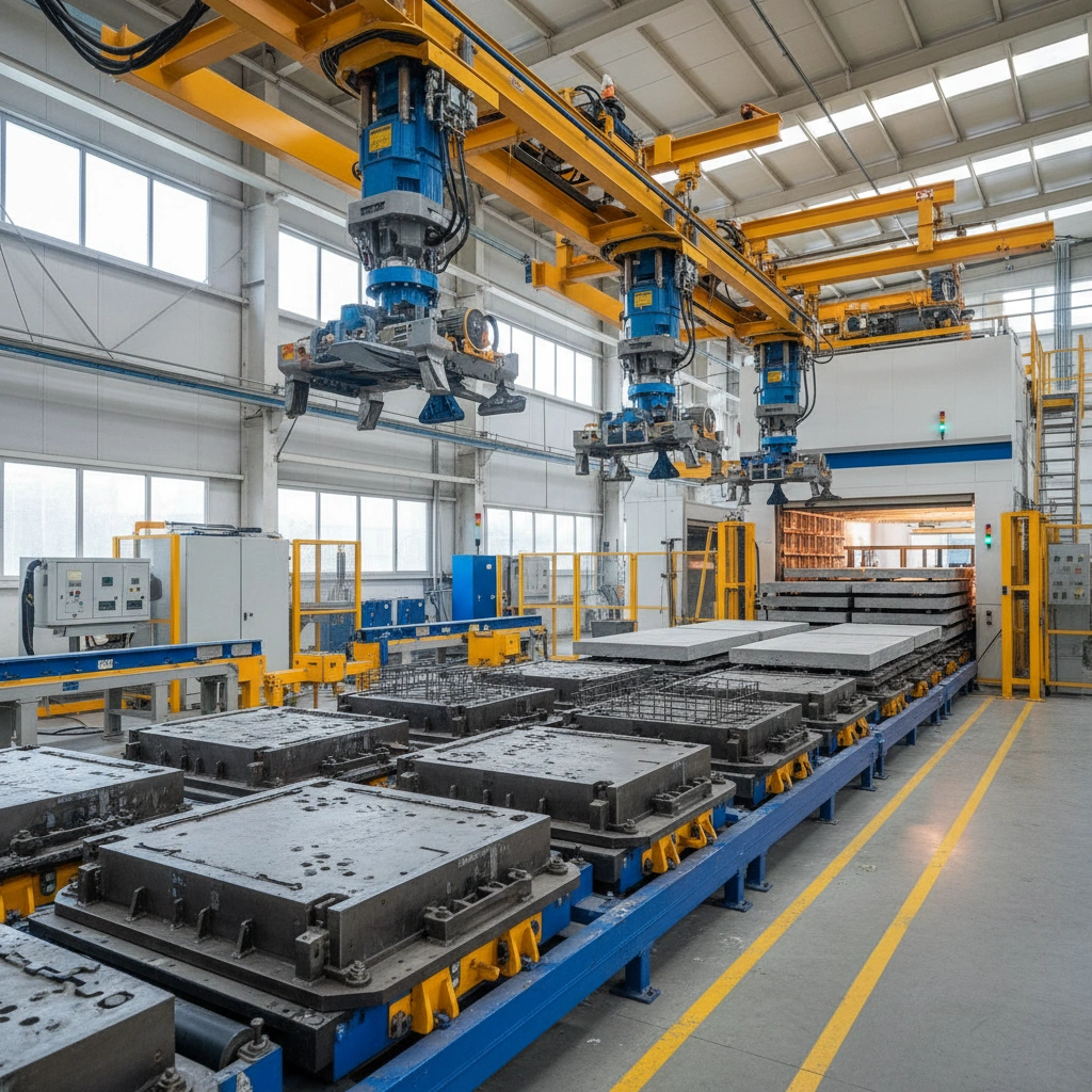 фото Автоматизация производства дорожных ЖБИ‑плит