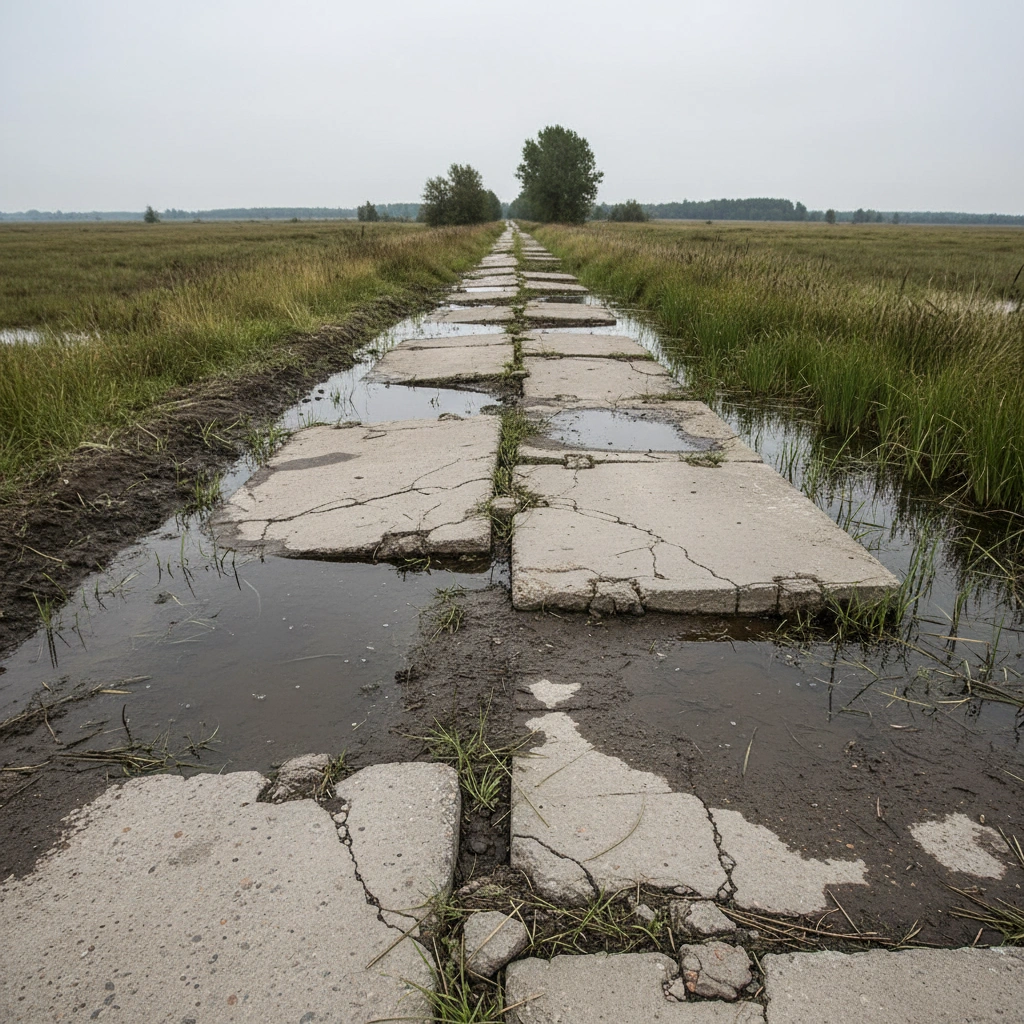 Влияние грунтовых вод на эксплуатацию дорожных плит | статья от завода ЖБИ
